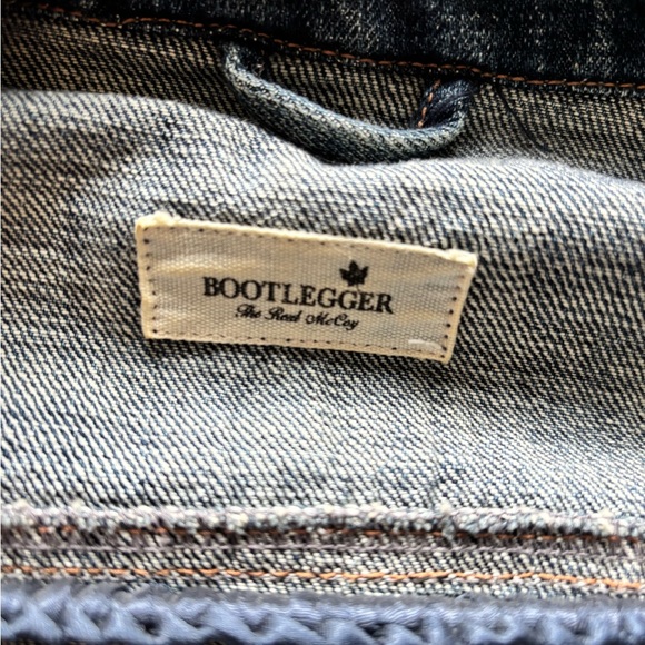 Bootlegger Denim Jacket, Size Medium - Picture 3 of 4